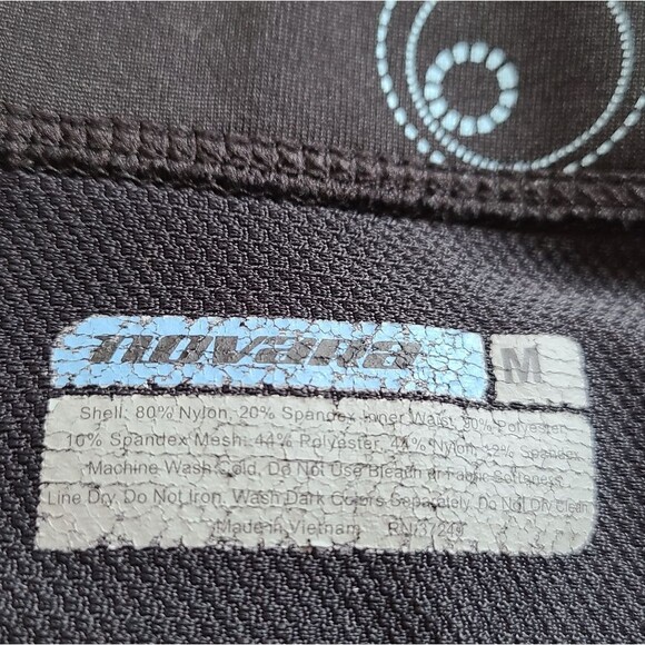 novara padded bike cycling shorts black mens M - Picture 3 of 5